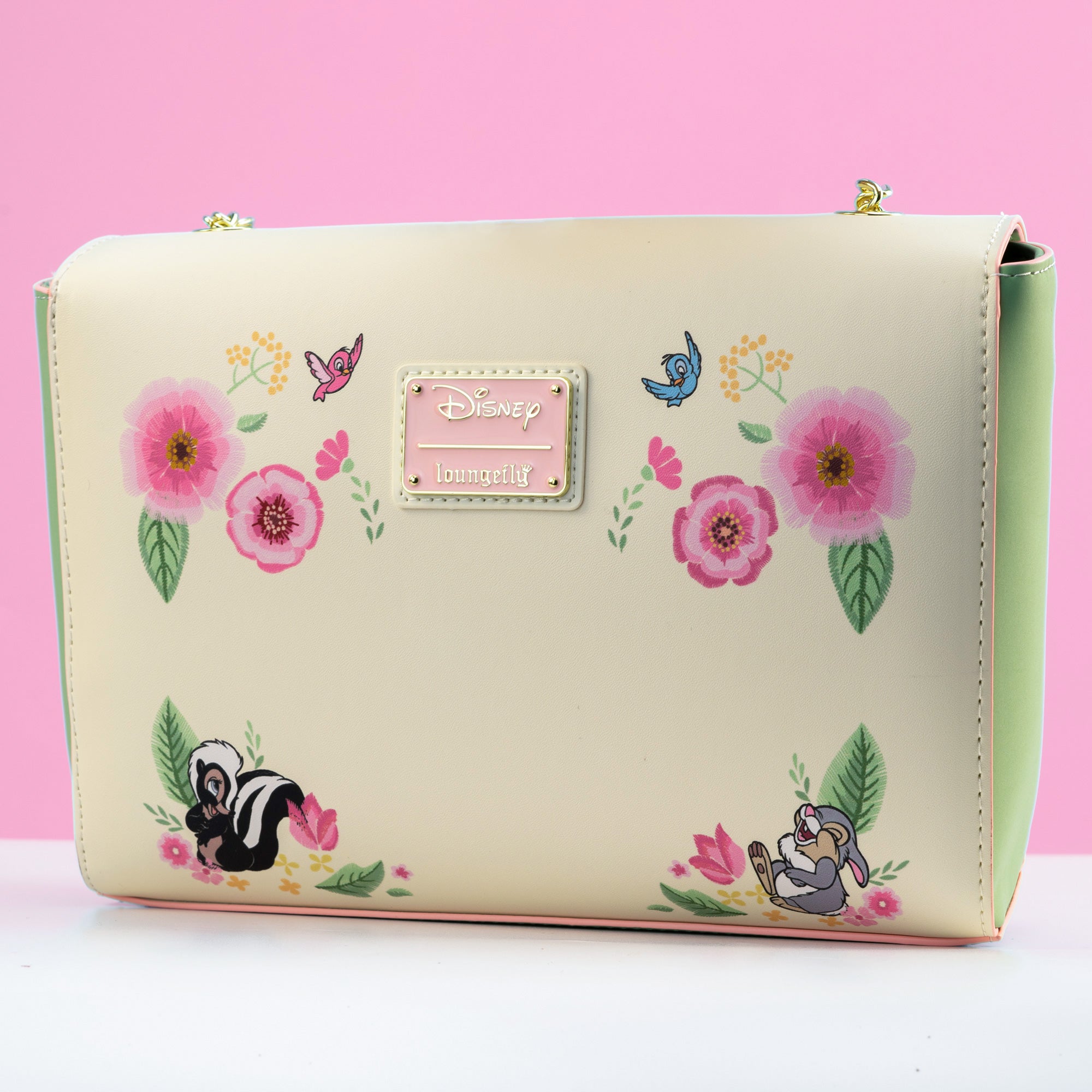 Loungefly x Disney Bambi Spring Time Gingham Crossbody Bag - GeekCore