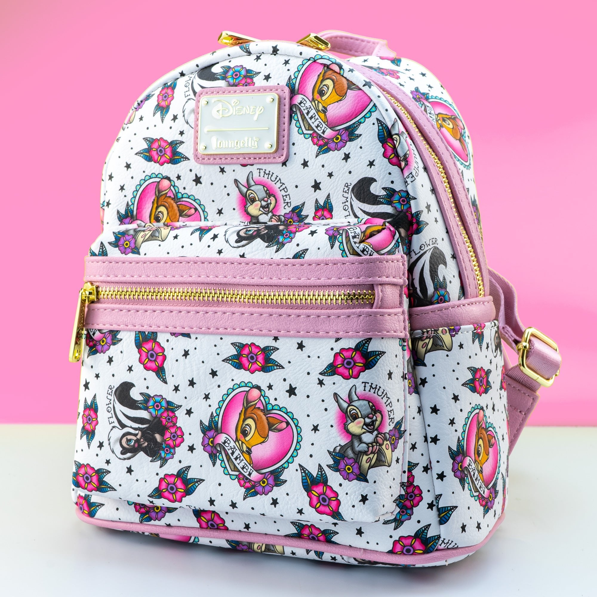 Loungefly x Disney Bambi Tattoo Mini Backpack - GeekCore