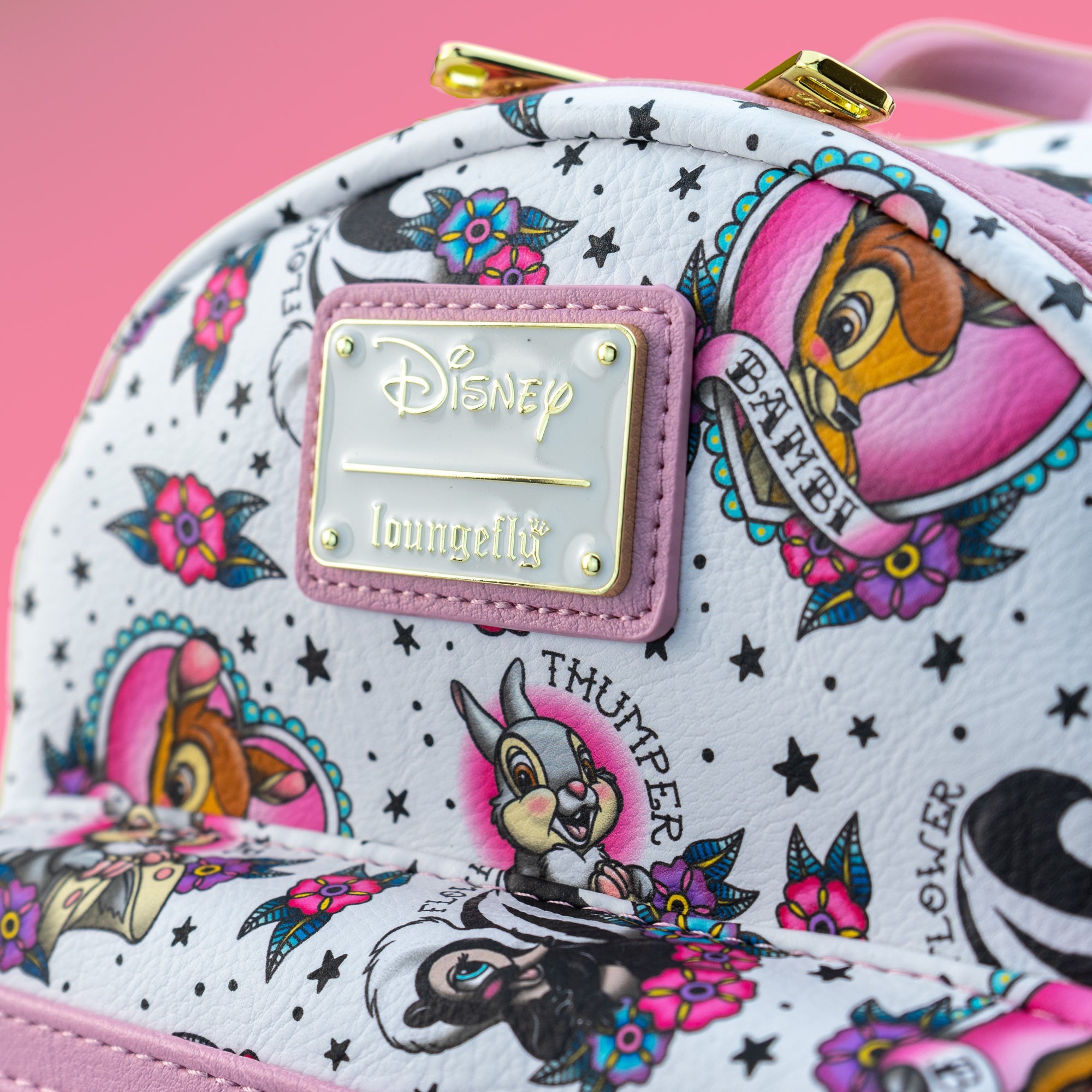 Loungefly x Disney Bambi Tattoo Mini Backpack - GeekCore