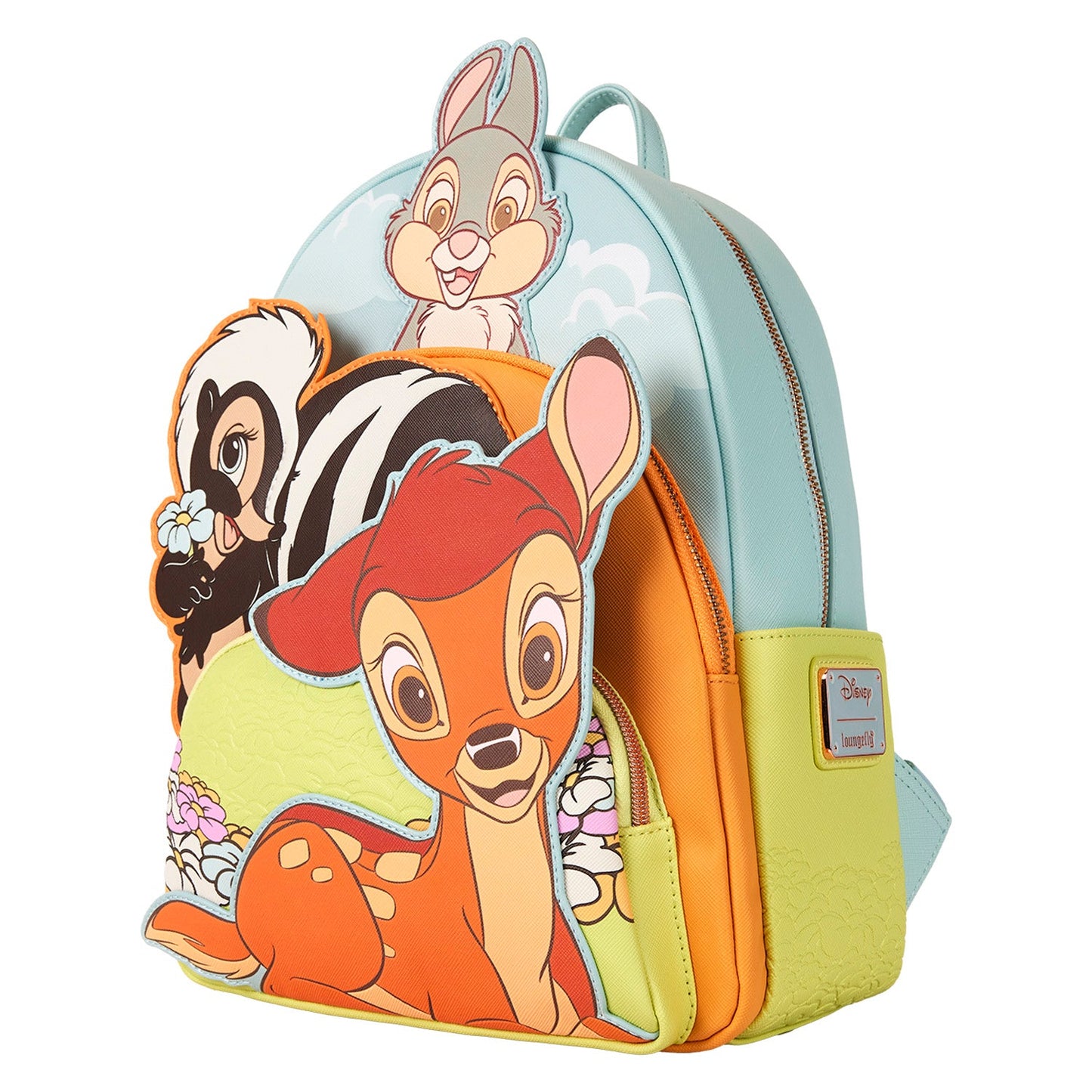 Loungefly x Disney Bambi Triple Pocket Mini Backpack - GeekCore