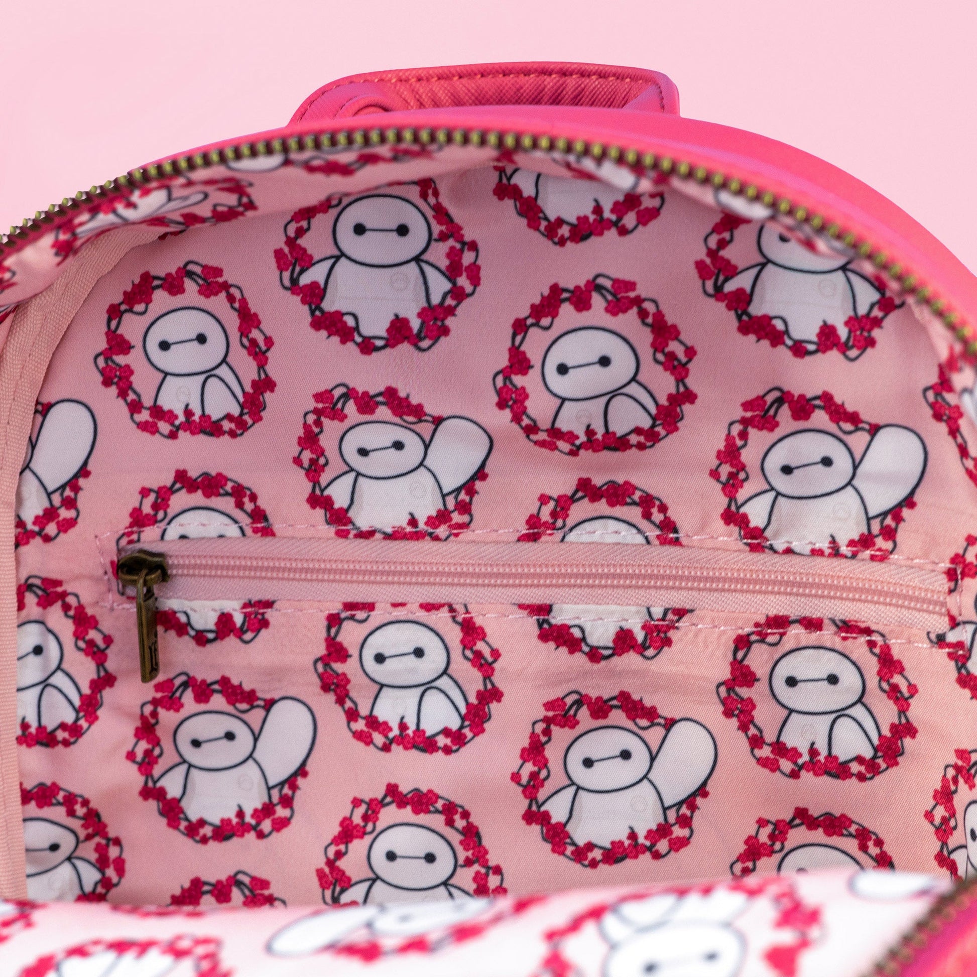 Loungefly x Disney Baymax Sakura Flowers Mini Backpack - GeekCore