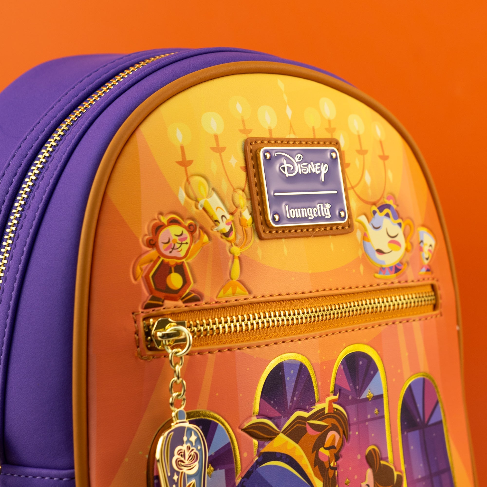 Loungefly x Disney Beauty and the Beast Ballroom Scene Mini Backpack - GeekCore