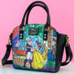 Loungefly x Disney Beauty and the Beast Belle Castle Crossbody Bag - GeekCore