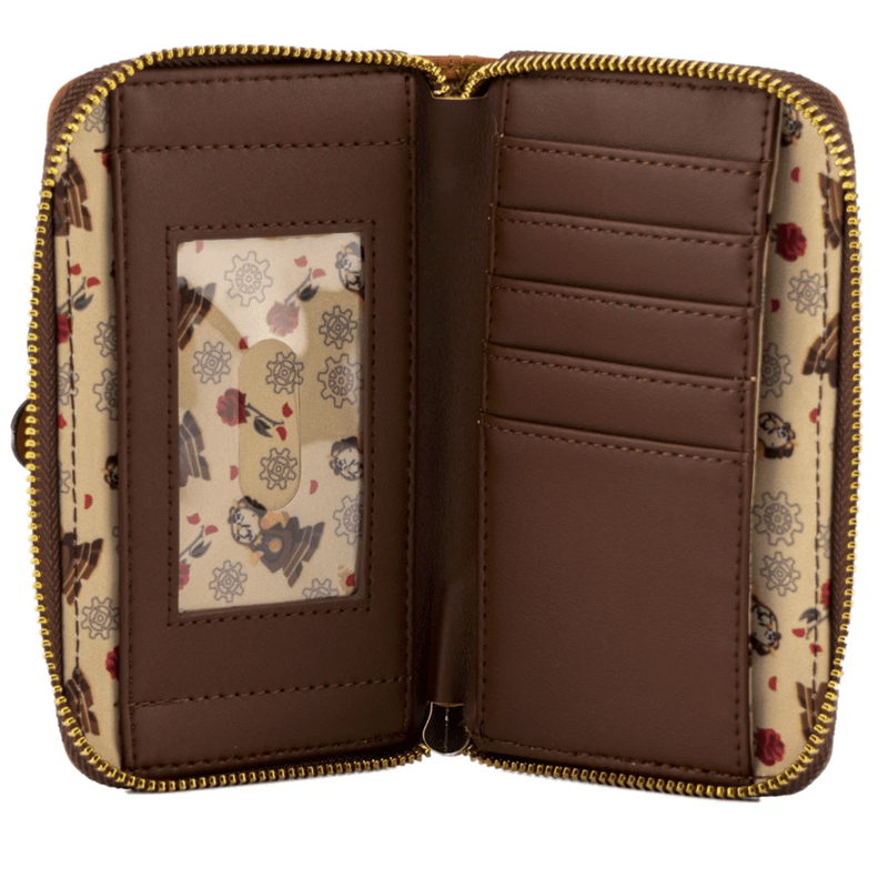 Loungefly x Disney Beauty and the Beast Cogsworth Cosplay Wallet - GeekCore