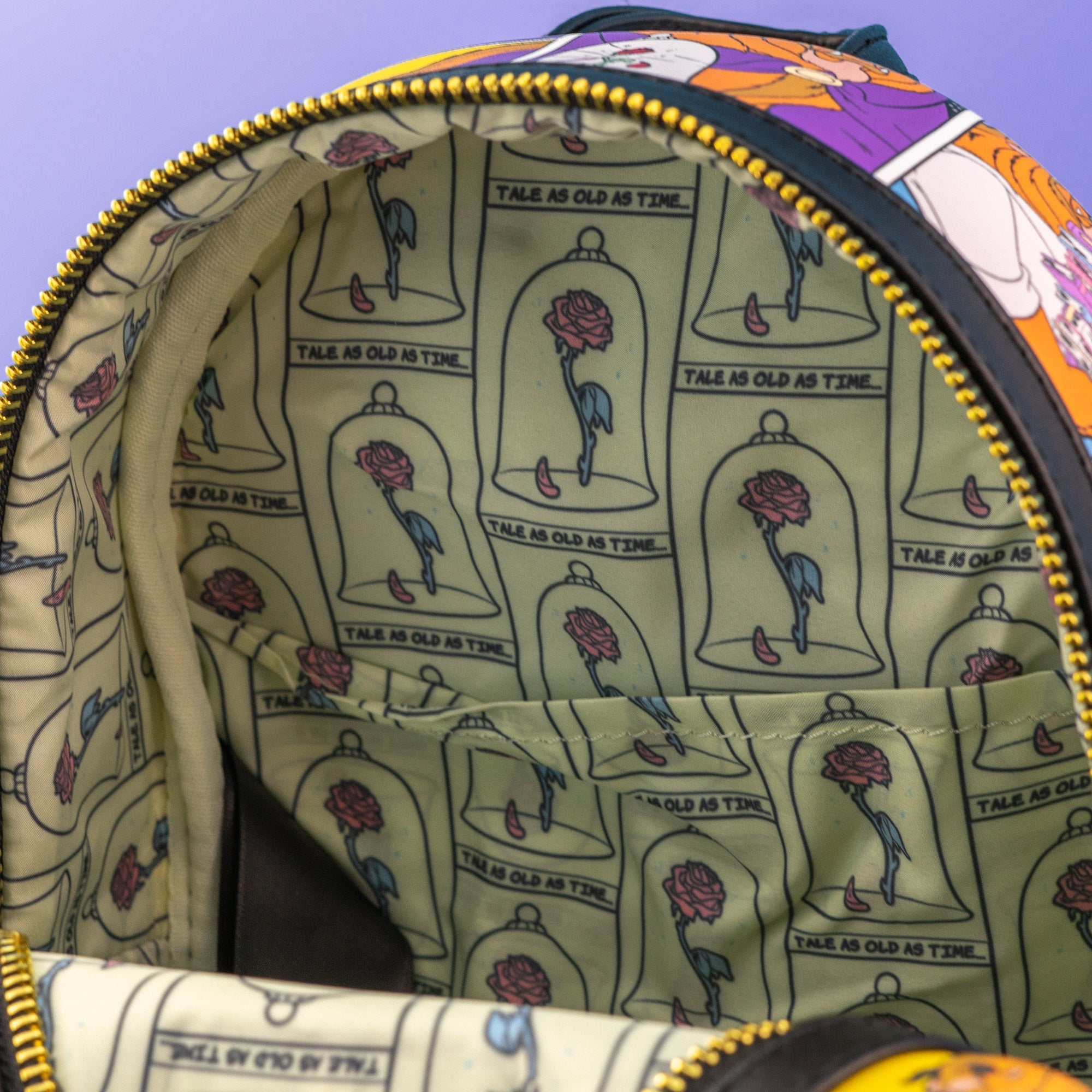 Loungefly x Disney Beauty and the Beast Comic Strip Mini Backpack - GeekCore