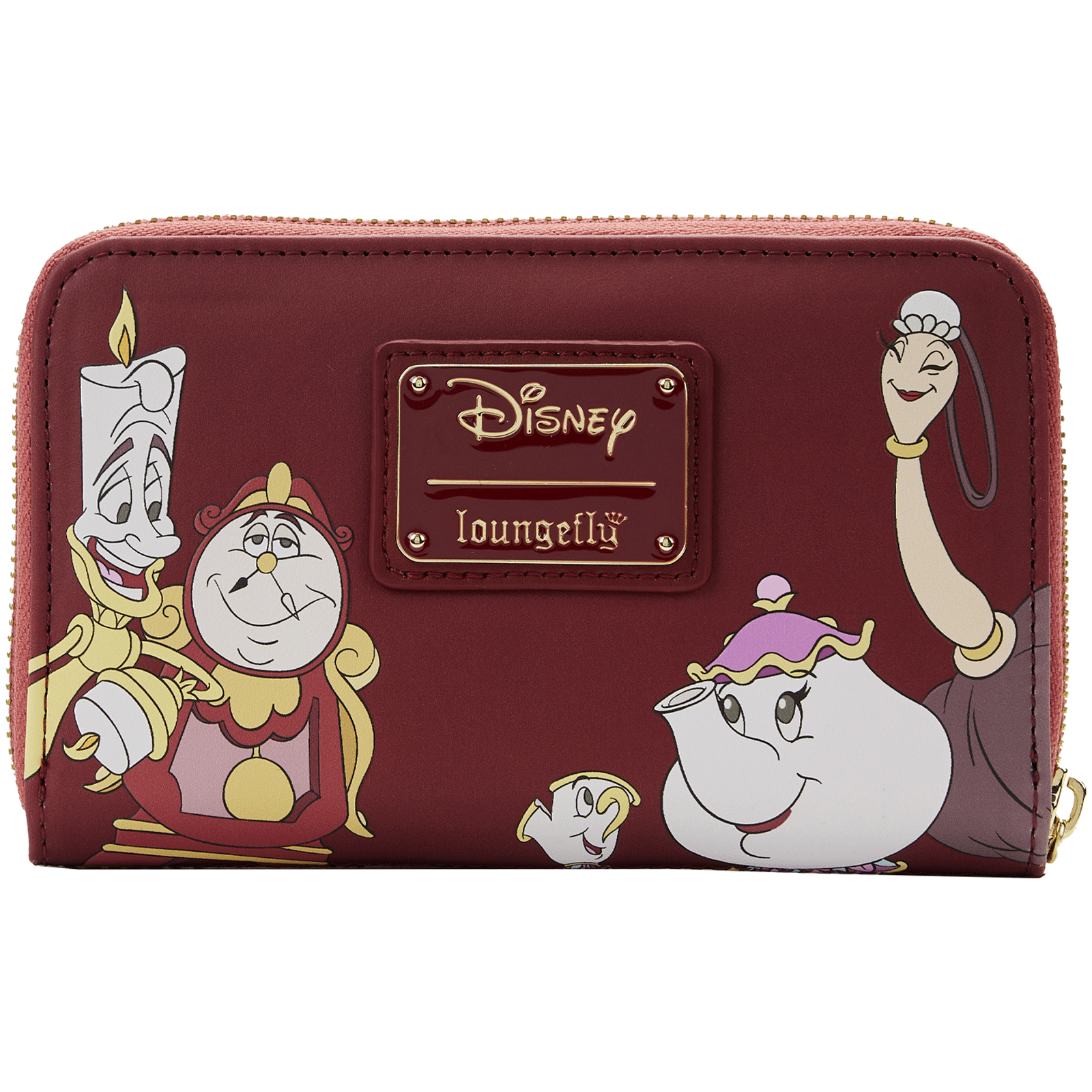 Loungefly x Disney Beauty and the Beast Fireplace Scene Wallet - GeekCore