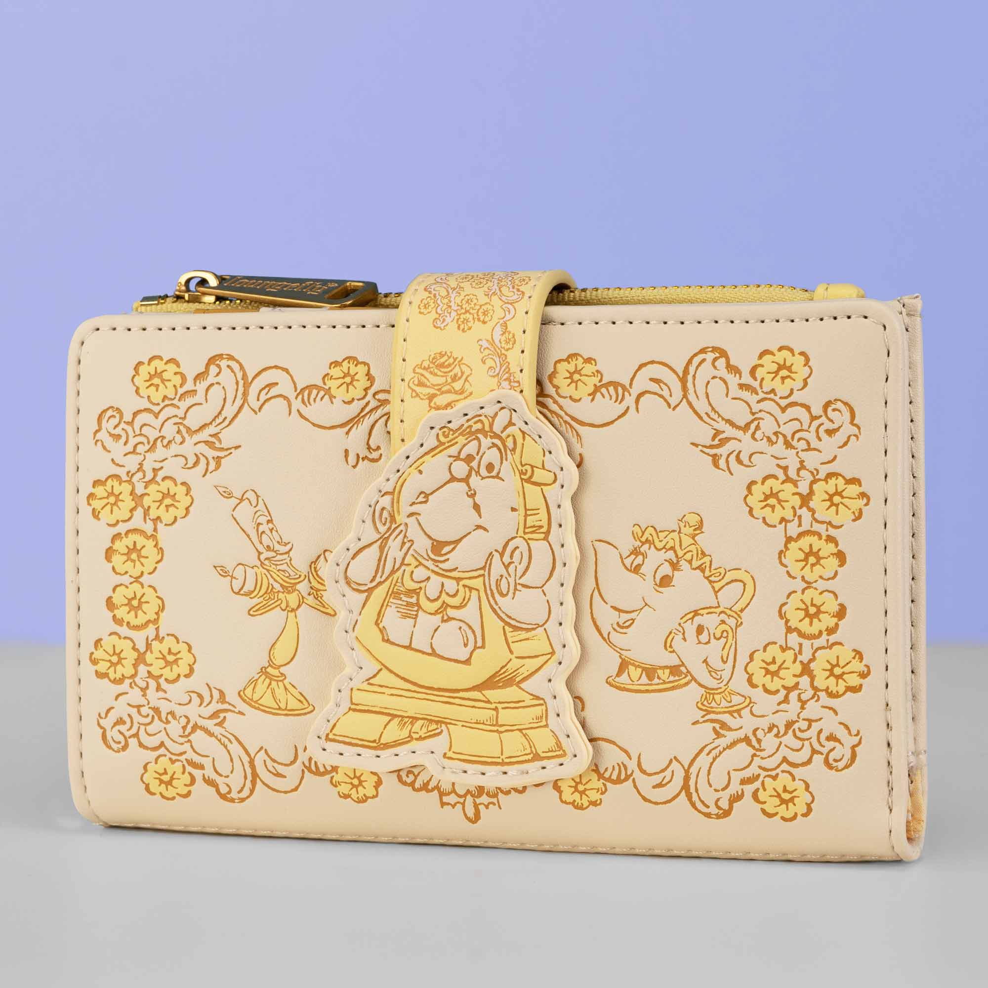 Loungefly x Disney Beauty and The Beast Tonal Sketch Portrait Wallet - GeekCore