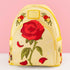Loungefly x Disney Beauty & The Beast Shimmer Rose Mini Backpack - GeekCore