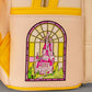Loungefly x Disney Belle Stained Glass Portrait Mini Backpack - GeekCore