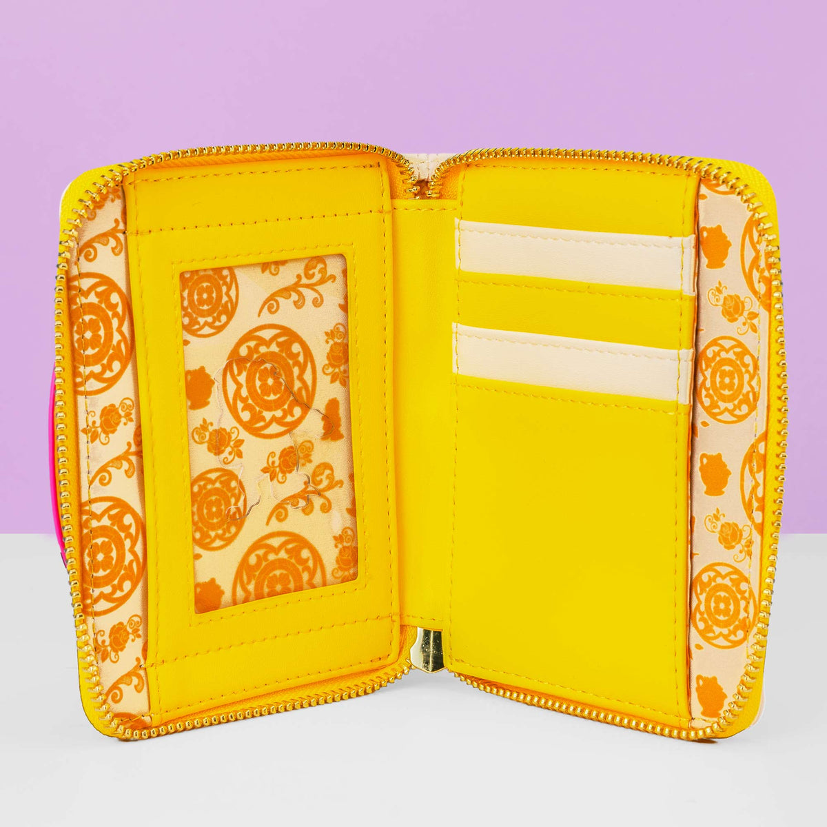 Loungefly x Disney Belle Stained Glass Portrait Wallet - GeekCore