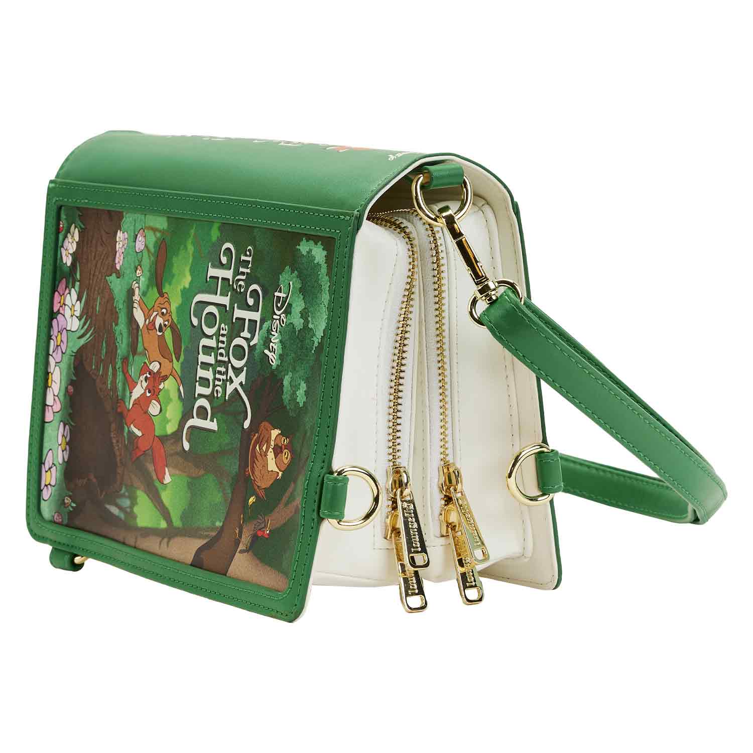 Loungefly x Disney Book Series The Fox and The Hound Convertible Crossbody Bag - GeekCore