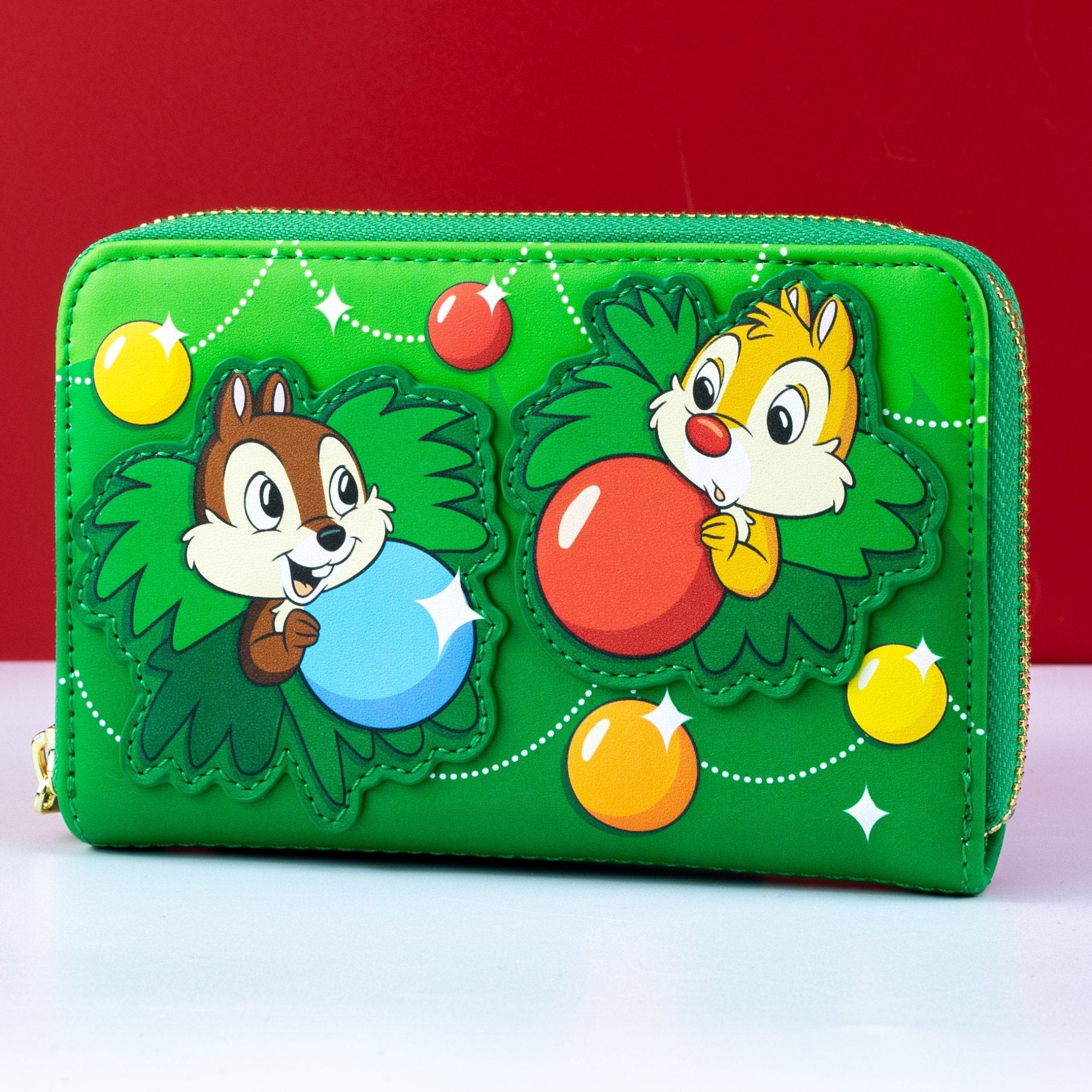 Loungefly x Disney Chip and Dale Christmas Ornament Wallet - GeekCore