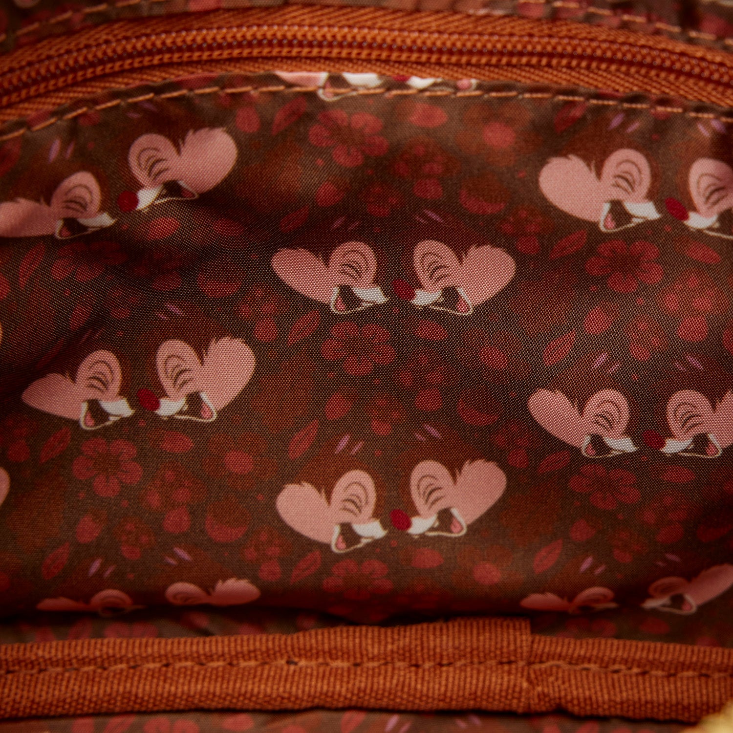 Loungefly x Disney Chip 'N' Dale Corduroy Sling Crossbody Bag With Coin Bag - GeekCore