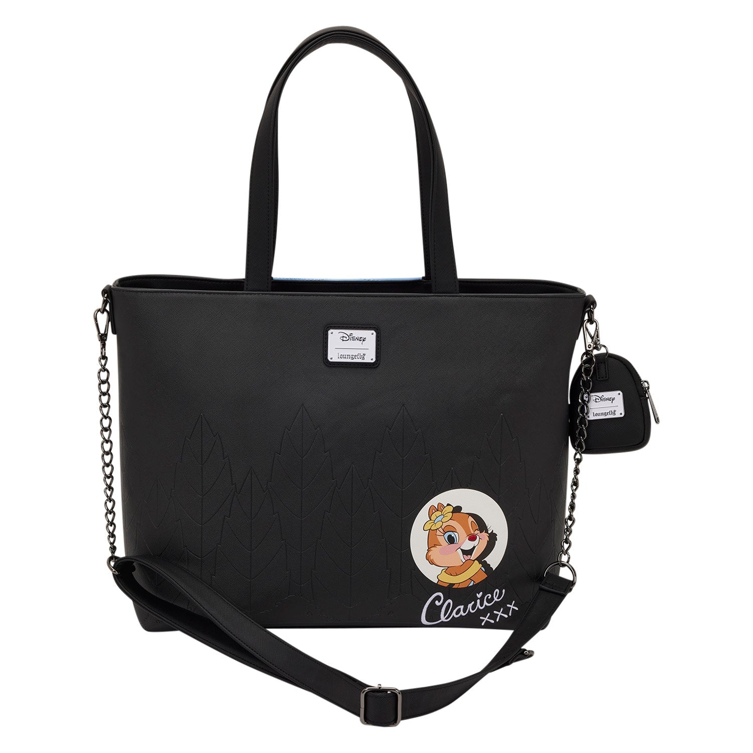 Loungefly x Disney Chip 'N' Dale Two Chips & A Miss Tote Bag With Coin Bag - GeekCore