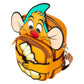 Loungefly x Disney Cinderella 75th Anniversary Gus Crossbuddies Bag - GeekCore