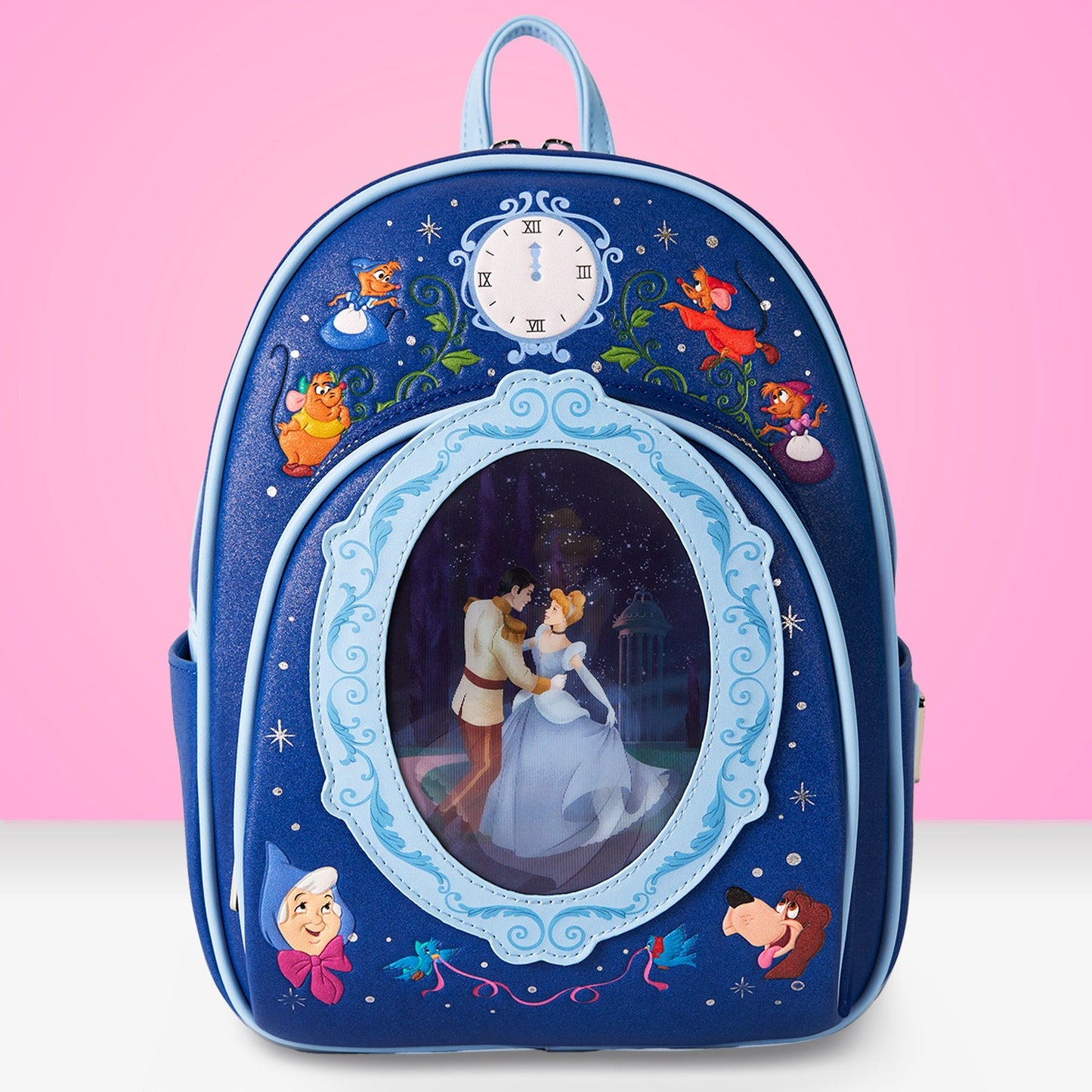 Loungefly x Disney Cinderella 75th Anniversary Lenticular Mini Backpack - GeekCore