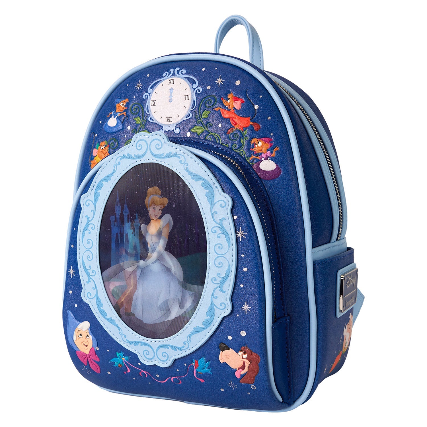 Loungefly x Disney Cinderella 75th Anniversary Lenticular Mini Backpack - GeekCore