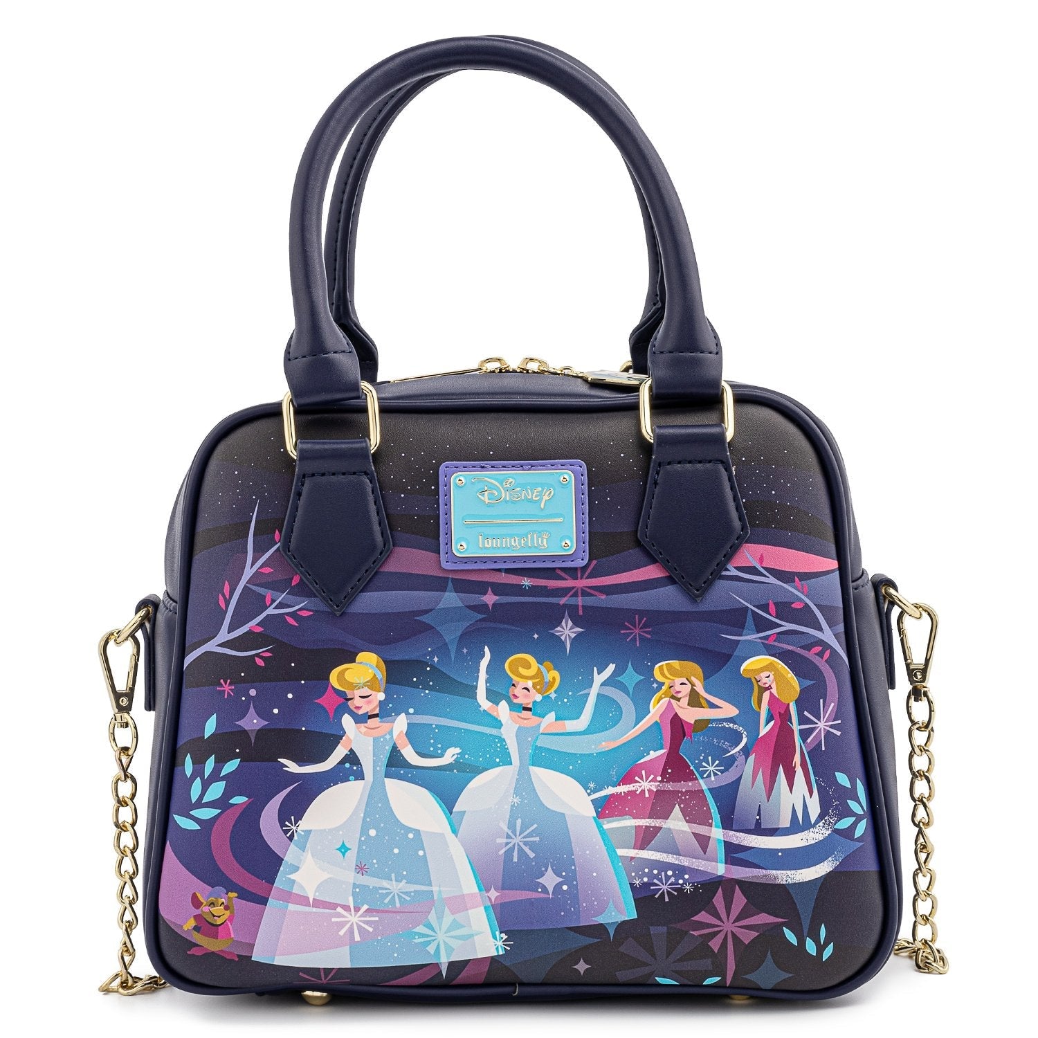 Loungefly x Disney Cinderella Castle Crossbody Handbag - GeekCore