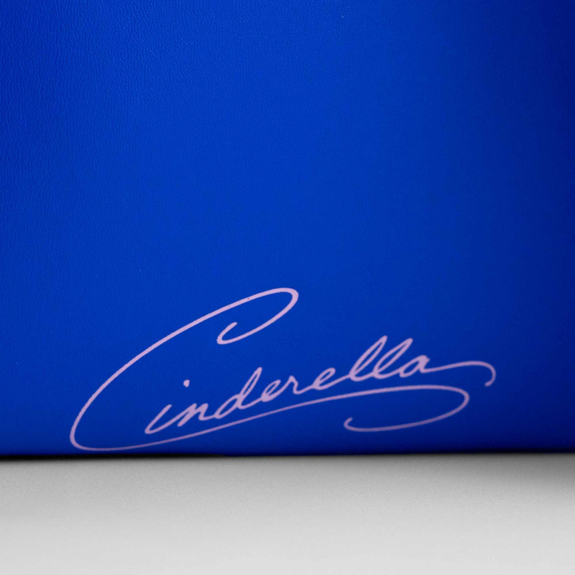 Loungefly x Disney Cinderella Castle Snow Globe Royal Blue Sequin Mini Backpack - GeekCore