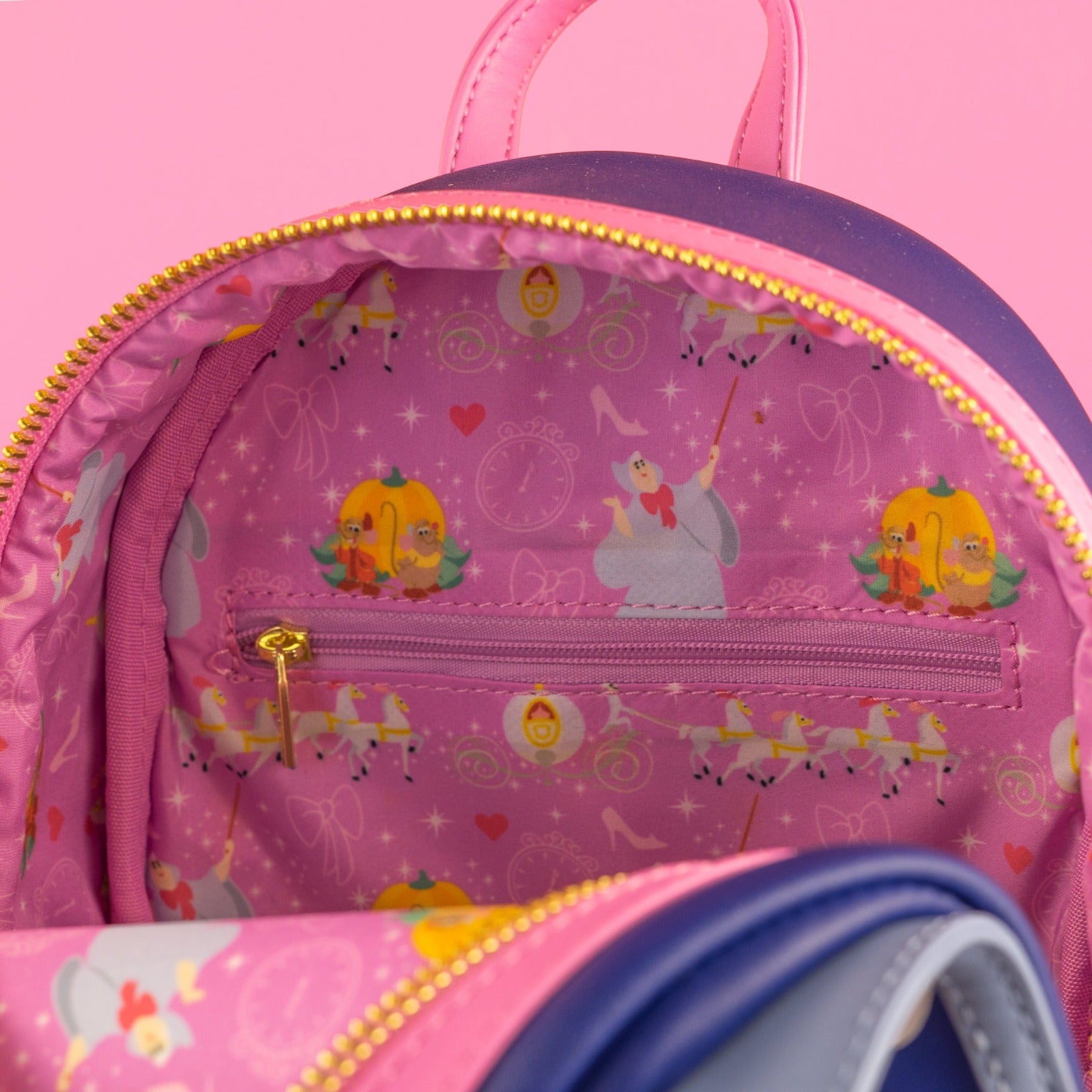 Loungefly x Disney Cinderella Fairy Godmother Cosplay Mini Backpack - GeekCore