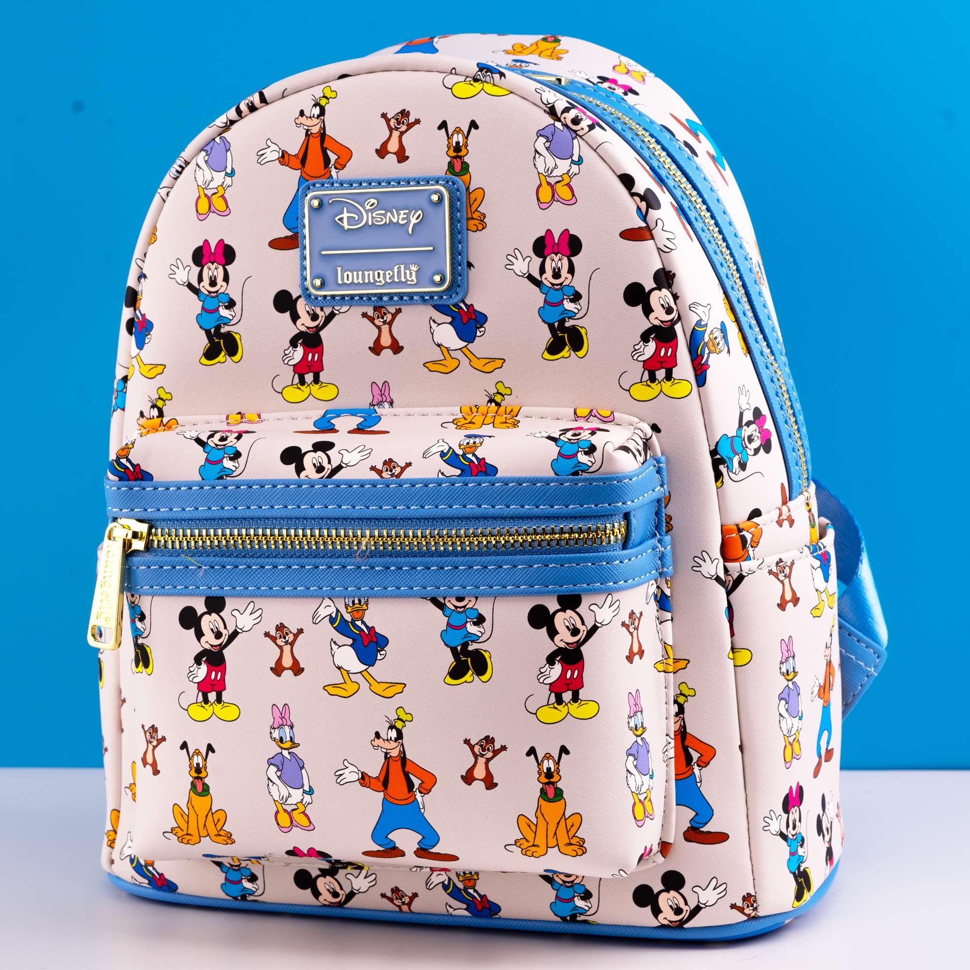 Loungefly x Disney Classic Characters Waving Print Mini Backpack - GeekCore