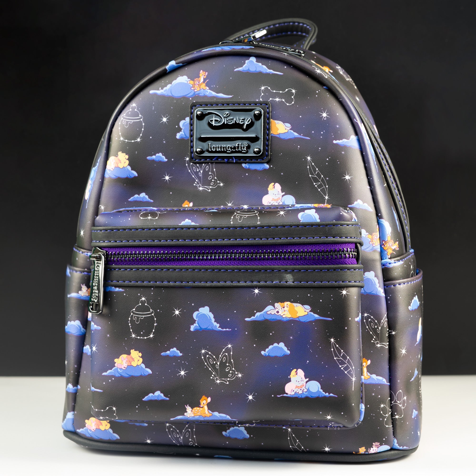 Loungefly x Disney Classic Clouds All Over Print Mini Backpack - GeekCore