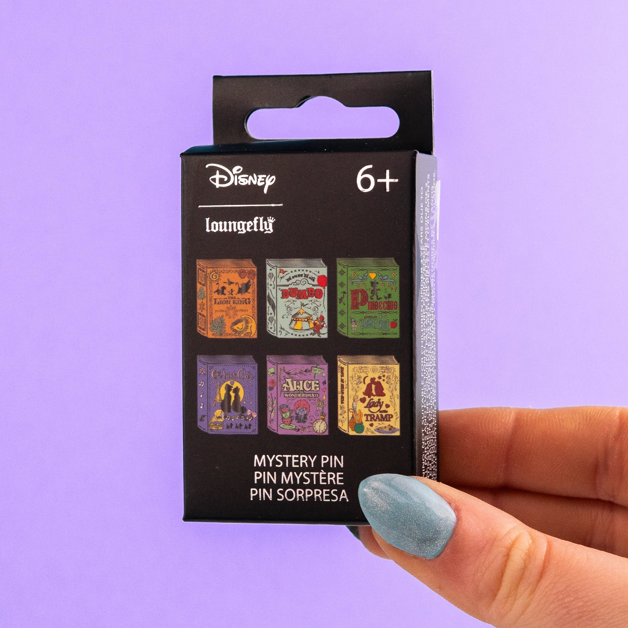 Loungefly x Disney Classic Fairy Tale Books Blind Box Mystery Pin - GeekCore