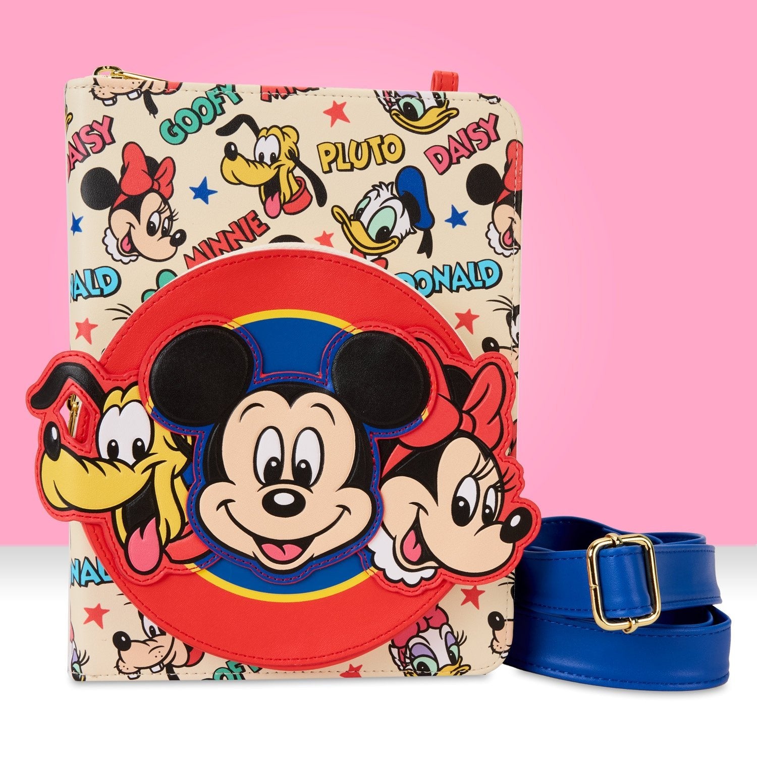 Loungefly x Disney Classic Zip Around Crossbody Journal - GeekCore