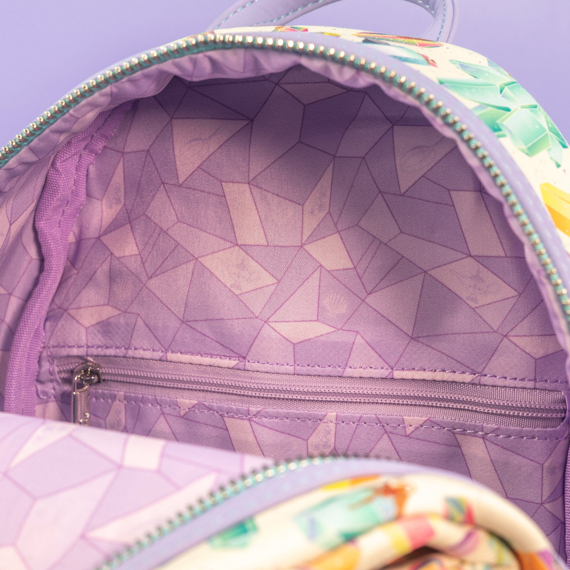 Loungefly x Disney Crystal Sidekicks All Over Print Mini Backpack - GeekCore