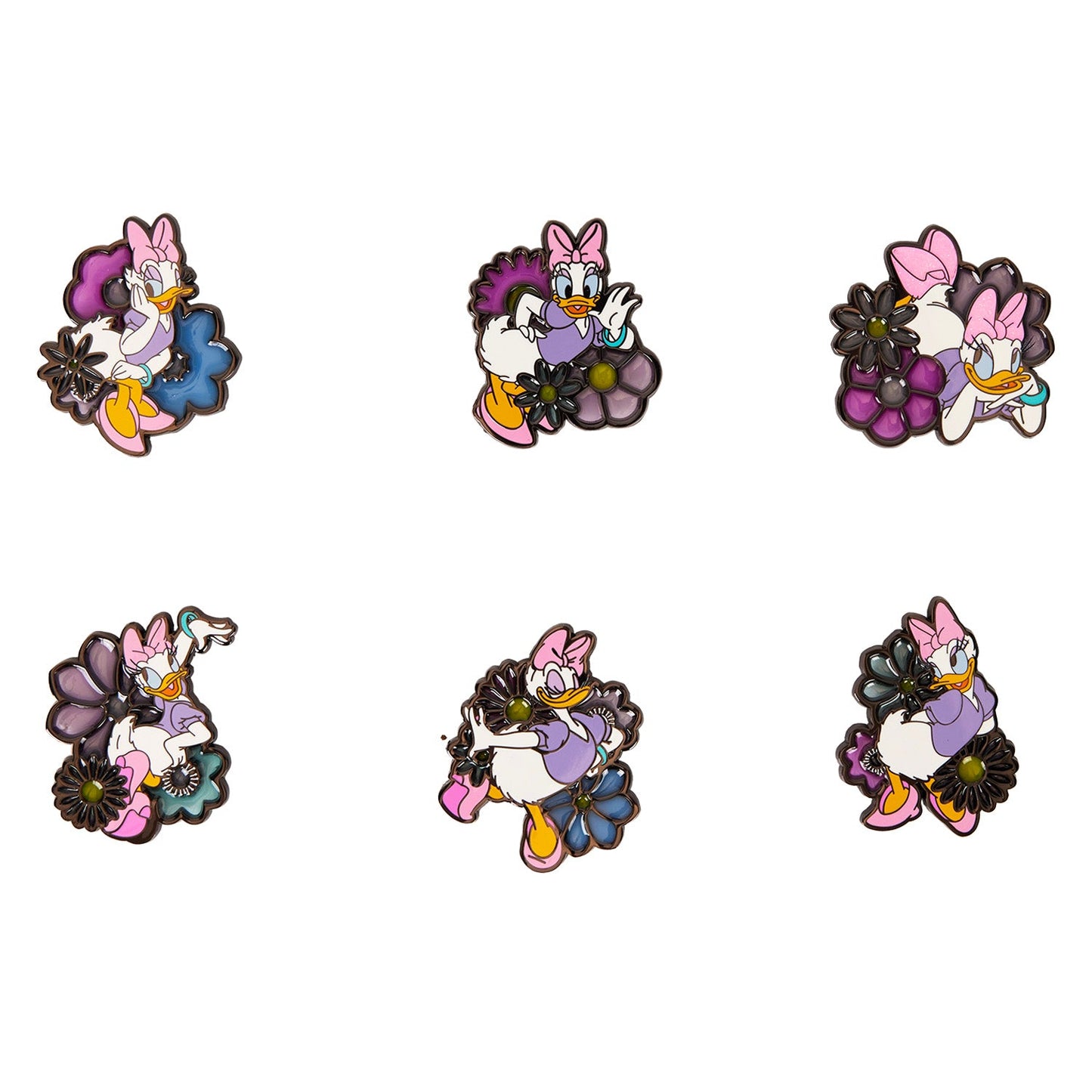 Loungefly x Disney Daisy Duck 85th Anniversary Blind Box Mystery Pin - GeekCore