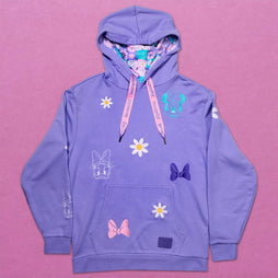 Loungefly x Disney Daisy Duck 85th Anniversary Unisex Hoodie - GeekCore