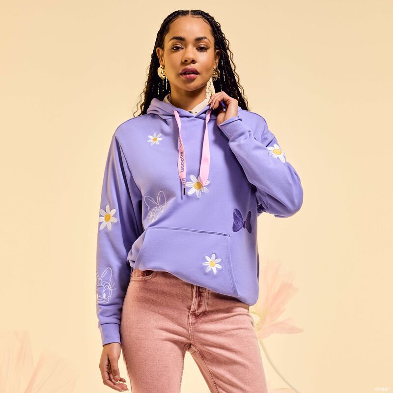 Loungefly x Disney Daisy Duck 85th Anniversary Unisex Hoodie - GeekCore