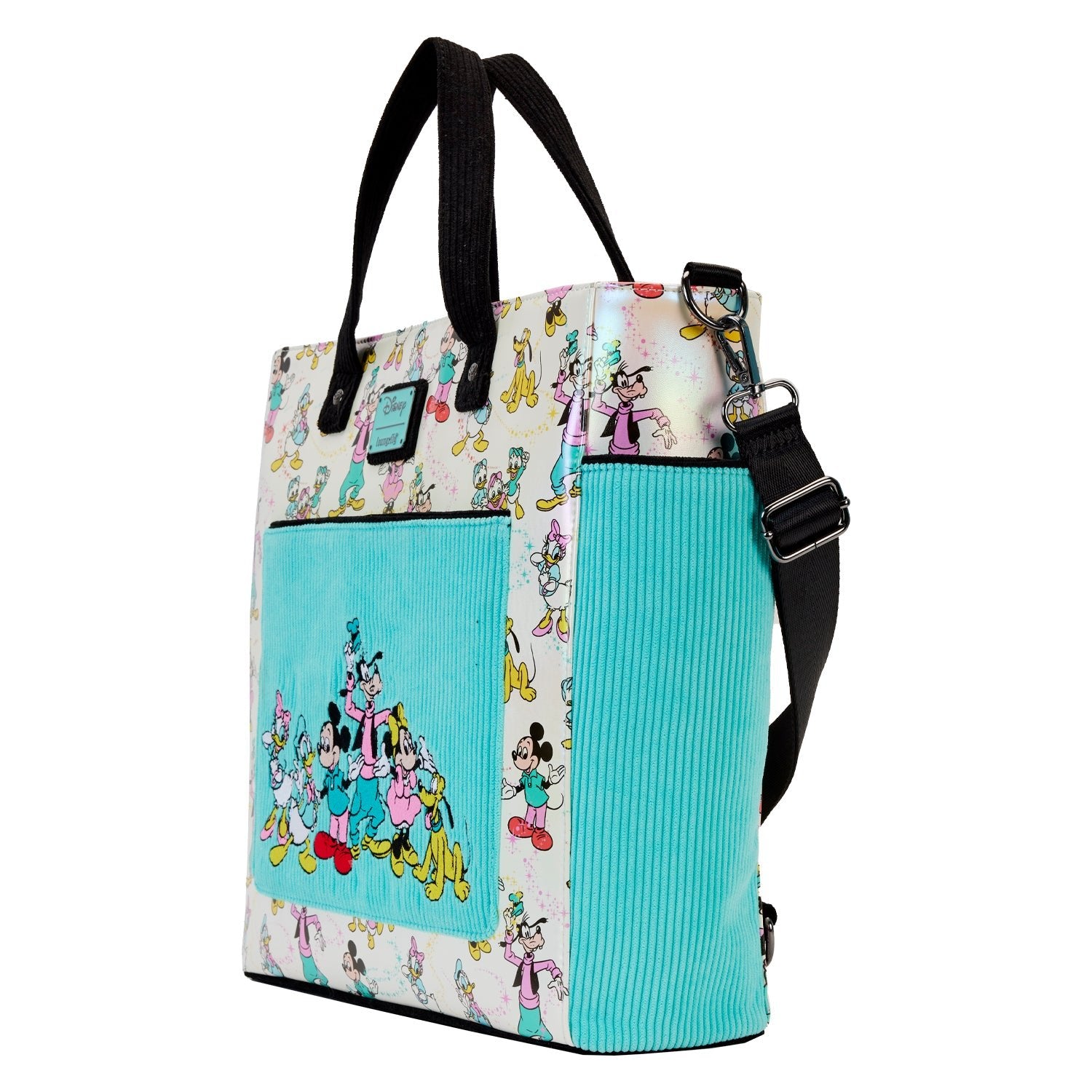 Loungefly x Disney - Disney 100 AOP Convertible Tote Bag - GeekCore