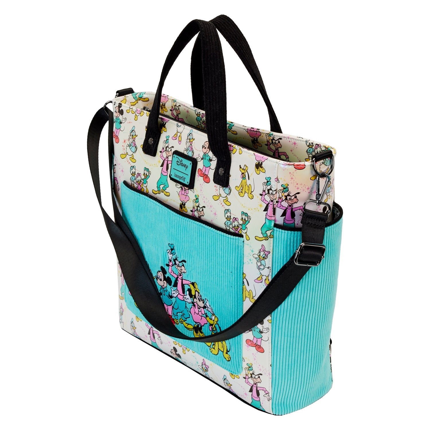 Loungefly x Disney - Disney 100 AOP Convertible Tote Bag - GeekCore