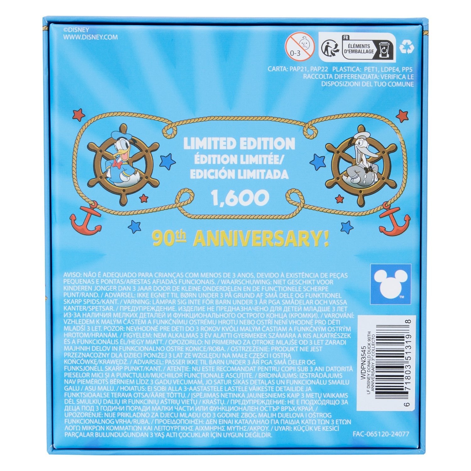 Loungefly x Disney Donald Duck 90th Anniversary 3