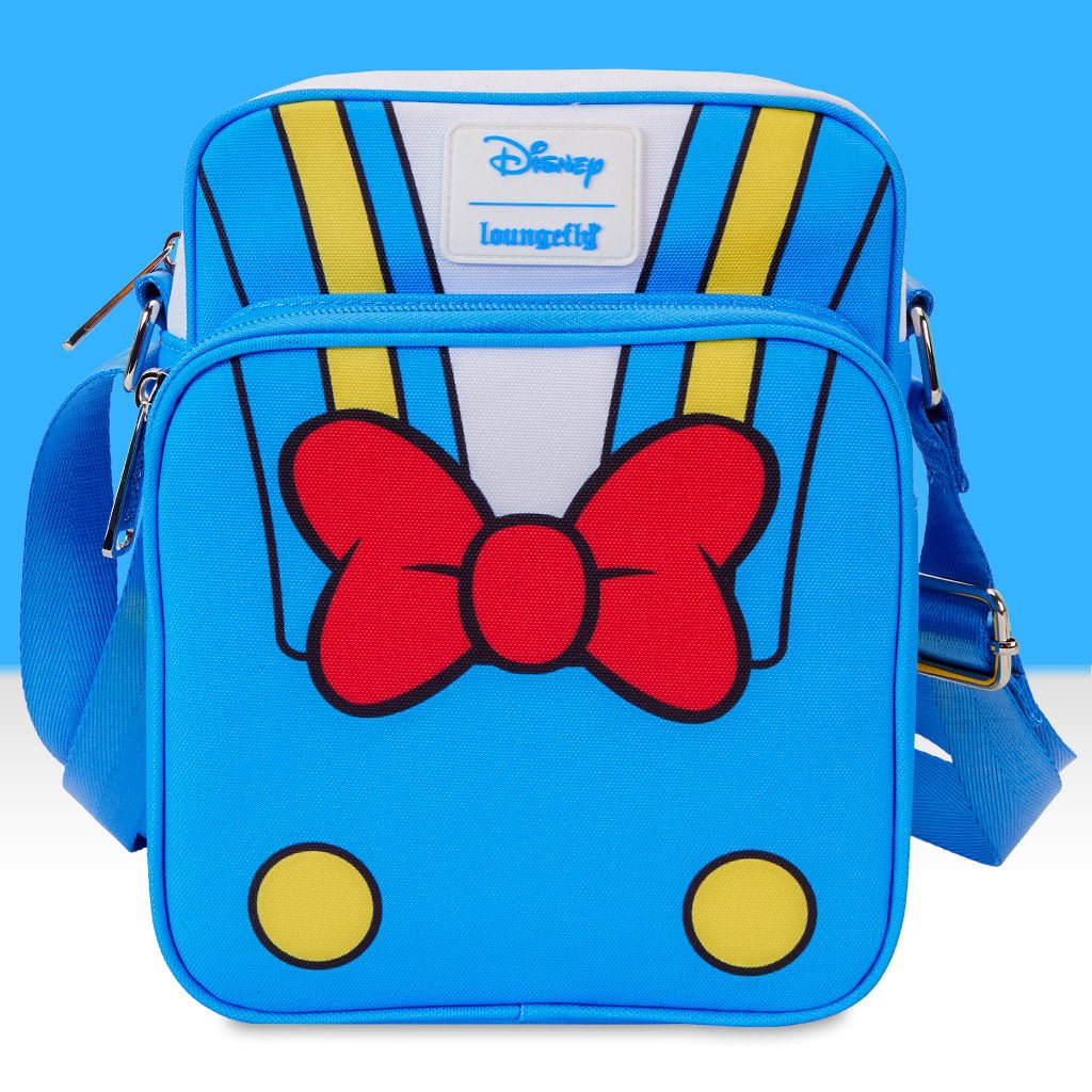 Loungefly x Disney Donald Duck 90th Anniversary Cosplay Nylon Passport Bag - GeekCore