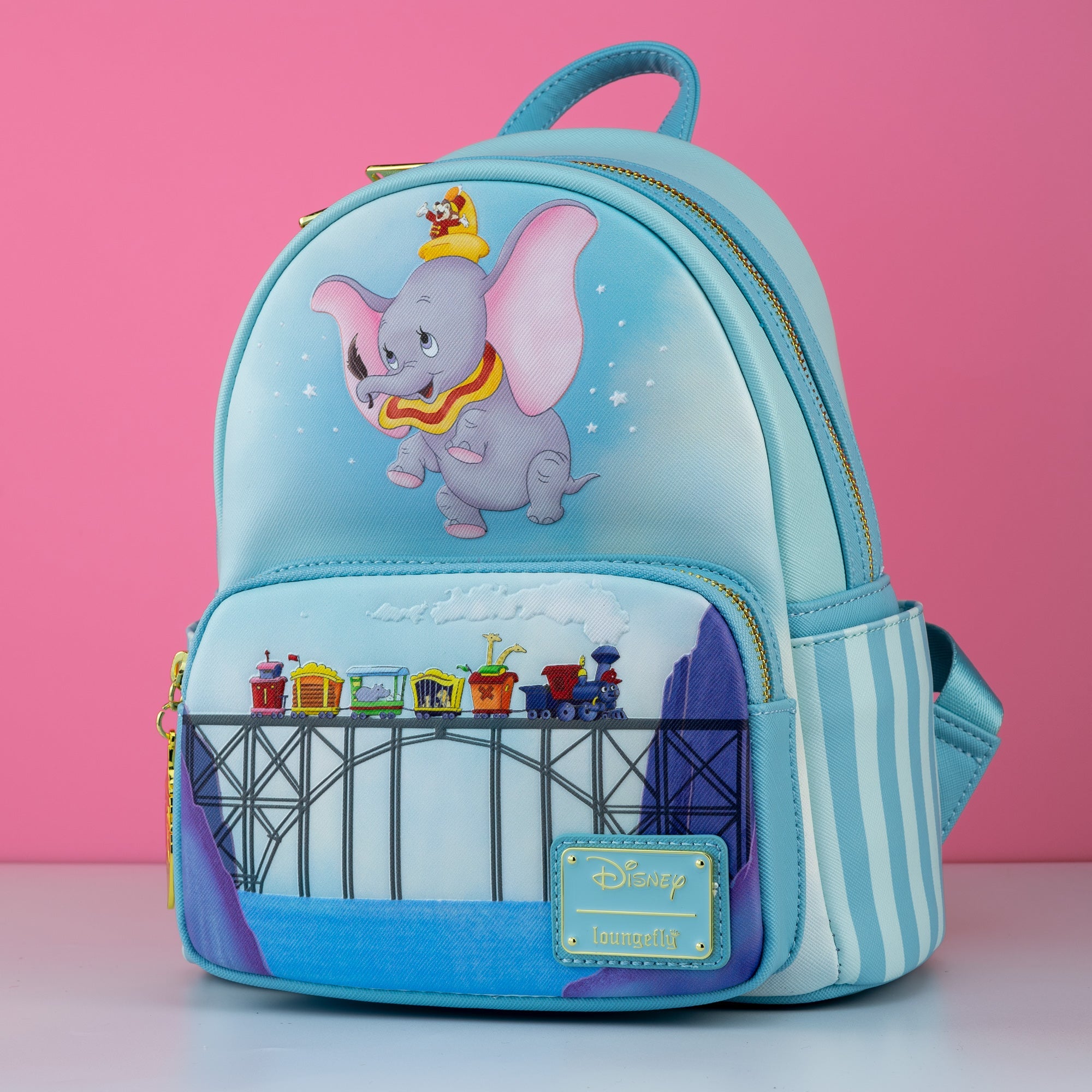 Loungefly x Disney Dumbo 80th Anniversary Don't Just Fly Mini Backpack - GeekCore