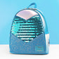 Loungefly x Disney Frozen Elsa Glitter Sequin Cosplay Mini Backpack - GeekCore
