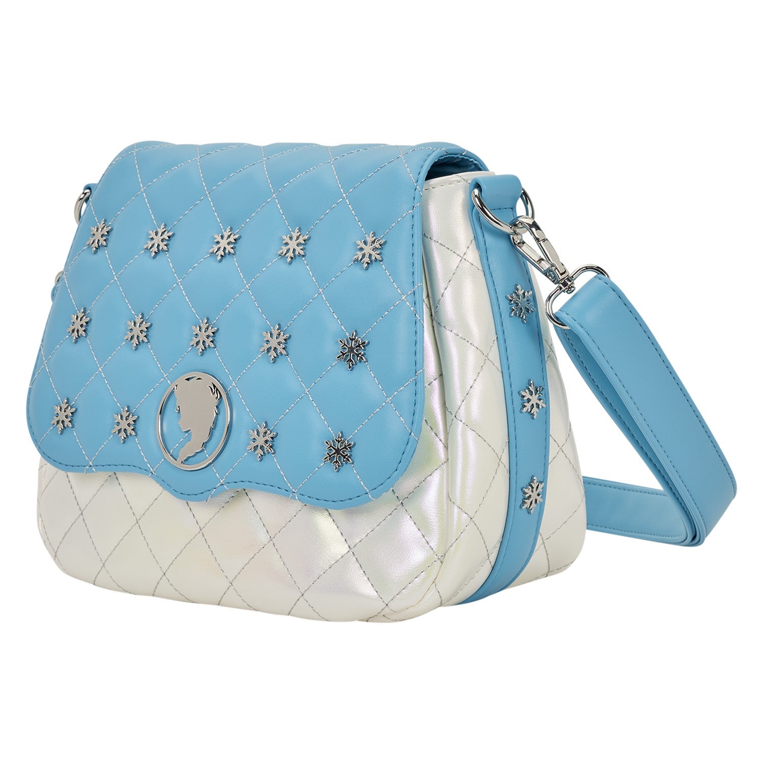 Loungefly x Disney Frozen Elsa Pearlescent Crossbody Bag - GeekCore
