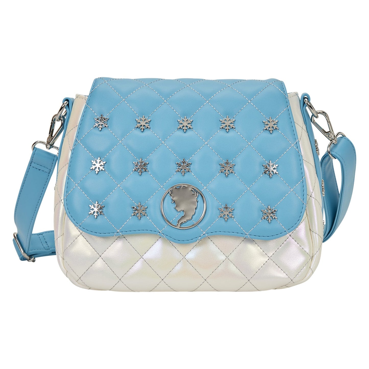 Loungefly x Disney Frozen Elsa Pearlescent Crossbody Bag - GeekCore