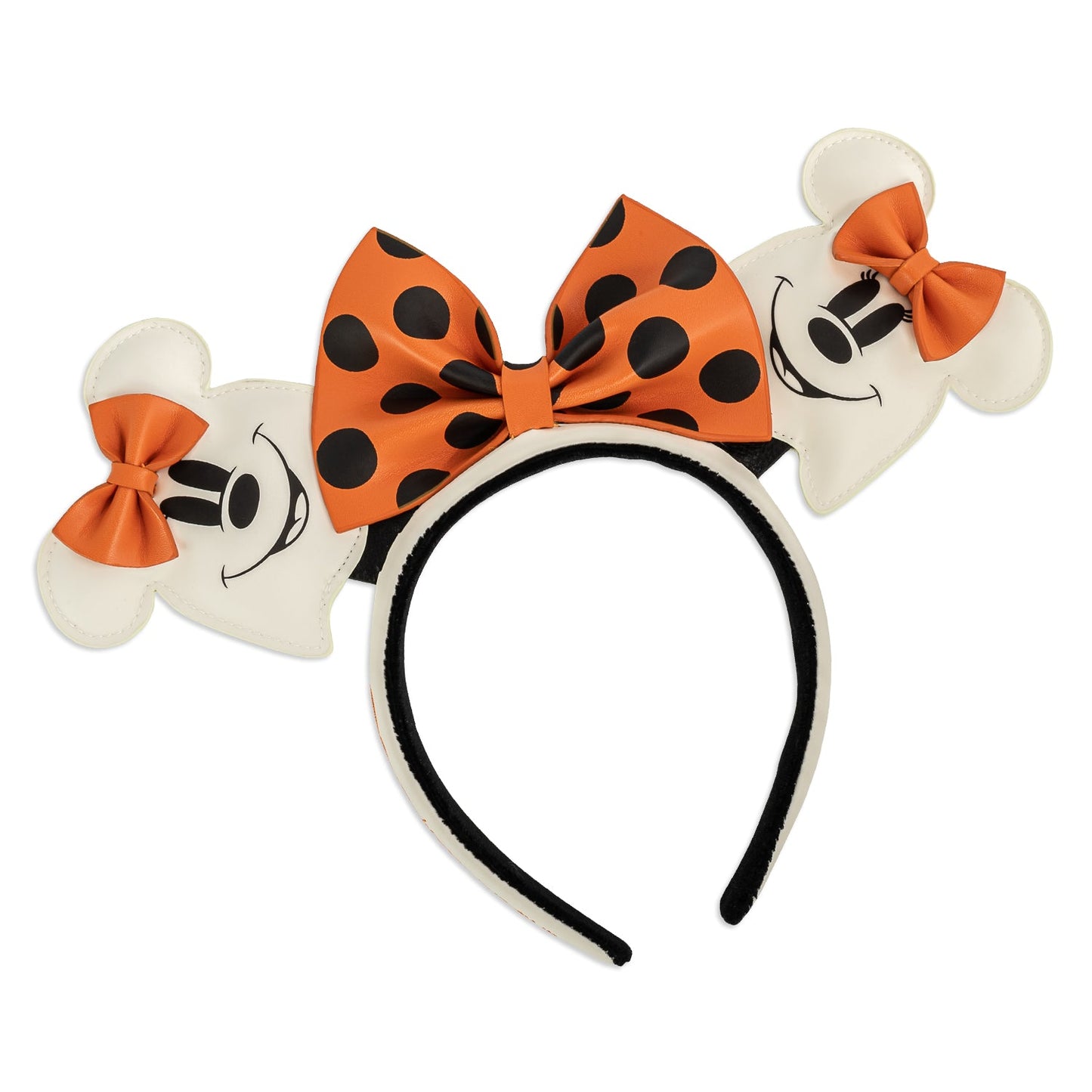 Loungefly x Disney Ghost Minnie Glow in the Dark Headband - GeekCore