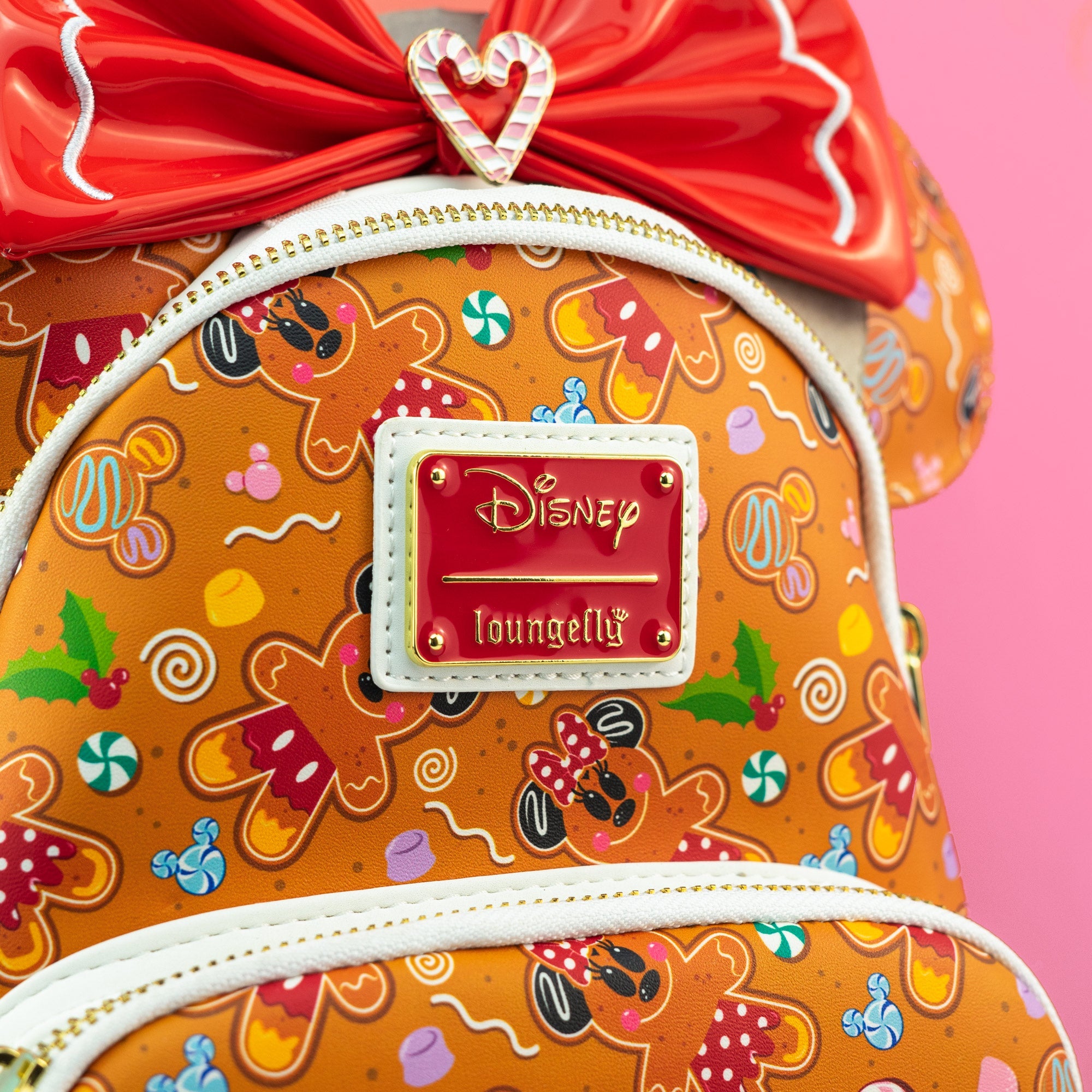 Loungefly x Disney Gingerbread All Over Print Mini Backpack and Headband Set - GeekCore