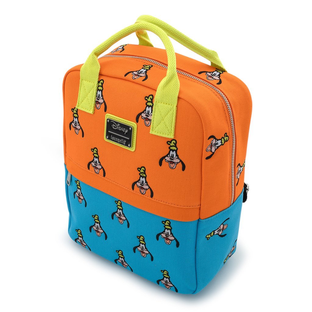 Loungefly x Disney Goofy All Over Print Canvas Mini Backpack - GeekCore