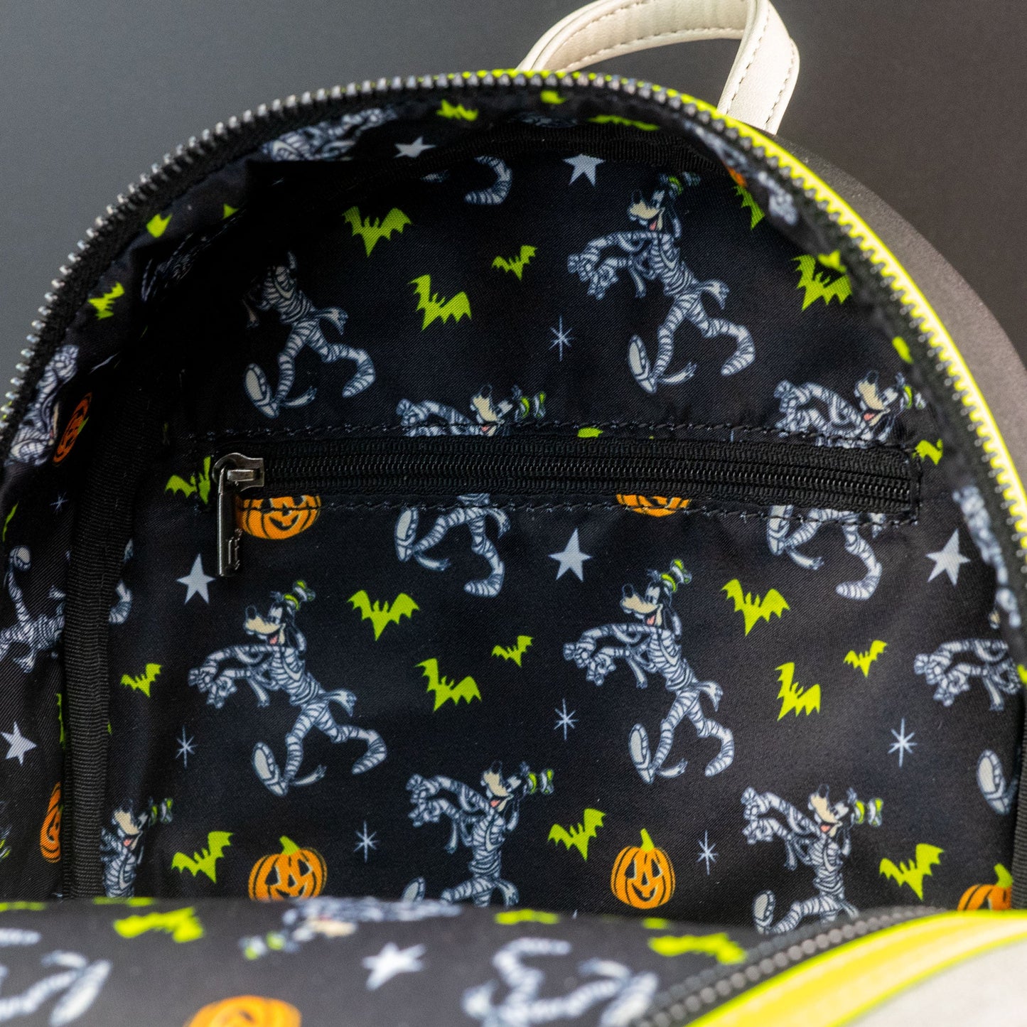 Loungefly x Disney Goofy Glow in the Dark Mummy Cosplay Mini Backpack - GeekCore