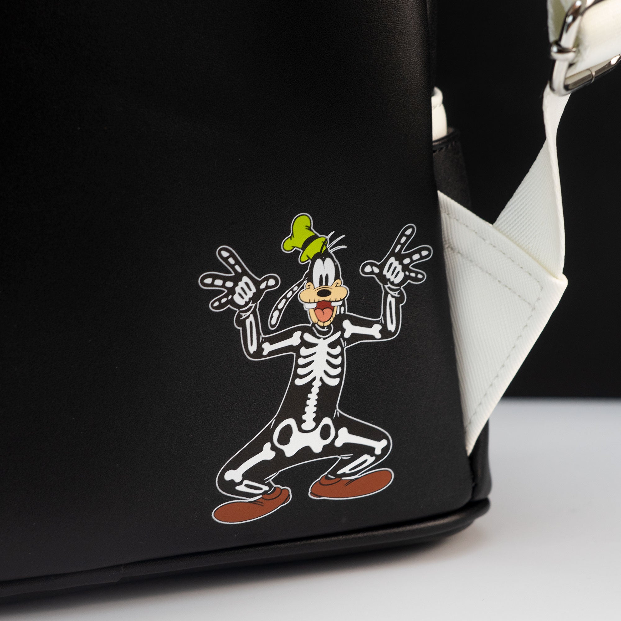 Loungefly x Disney Goofy Glow in the Dark Skeleton Cosplay Mini Backpack - GeekCore