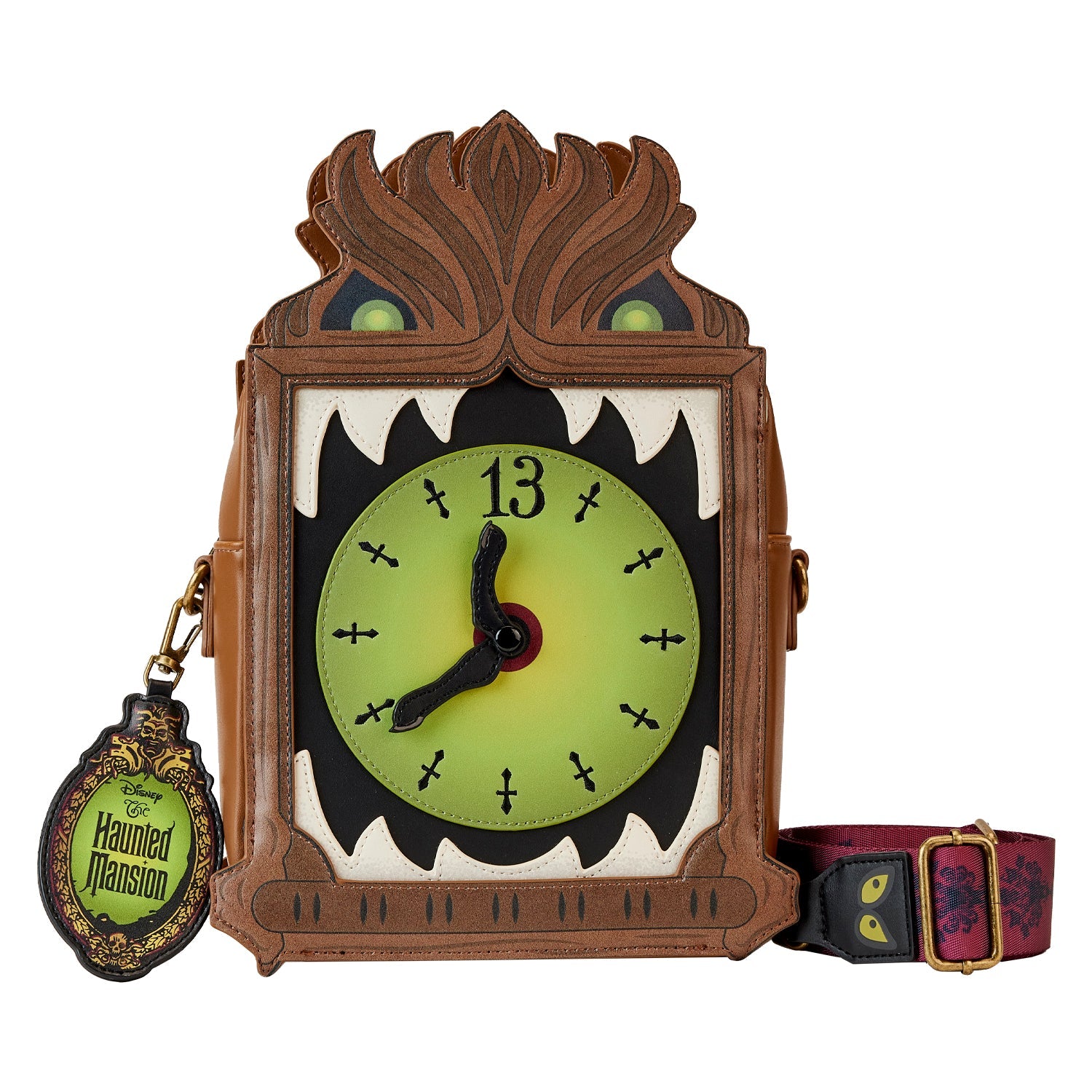 Loungefly x Disney Haunted Mansion Grandfather Clock Crossbody Bag - GeekCore