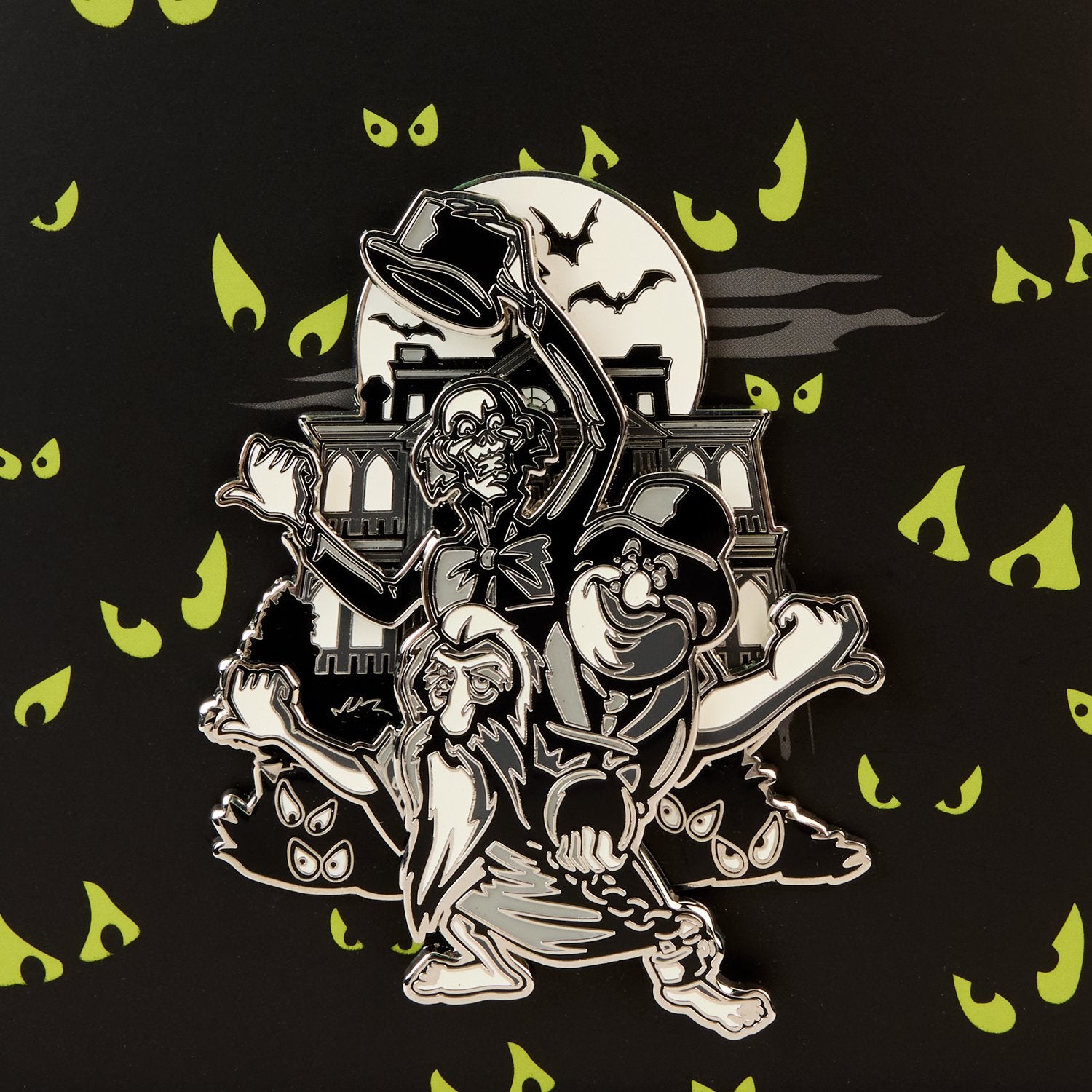 Loungefly x Disney Haunted Mansion Hitchhiking Ghosts Moving 3" Collector Box Pin - GeekCore