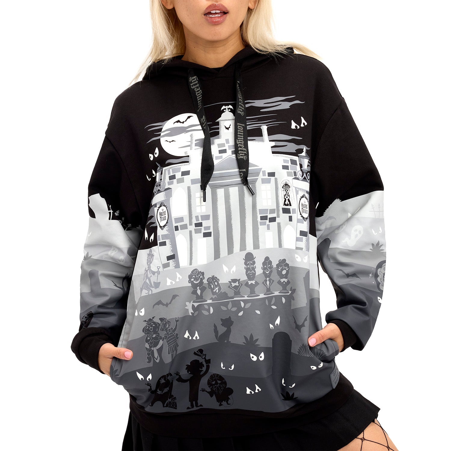 Loungefly x Disney Haunted Mansion Hooded Sweatshirt - GeekCore