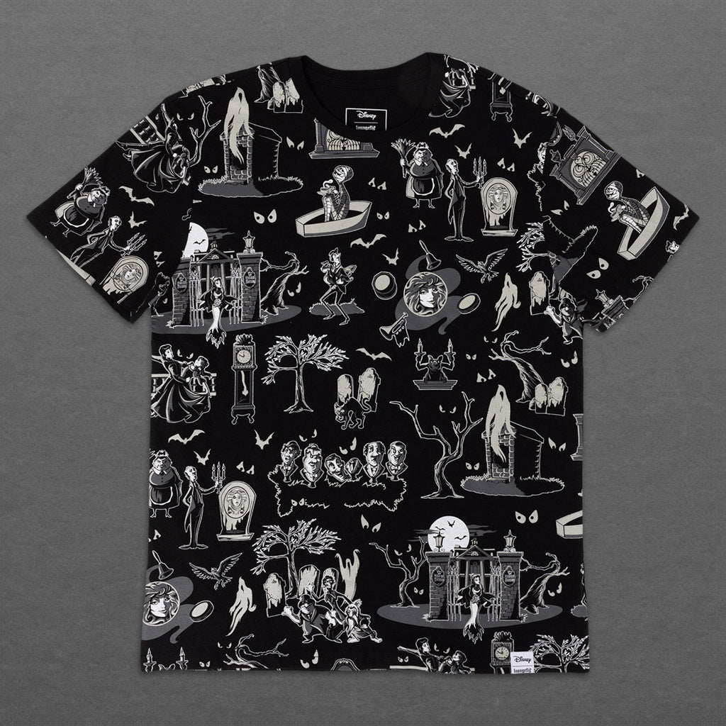 Loungefly x Disney Haunted Mansion Unisex Tee - GeekCore