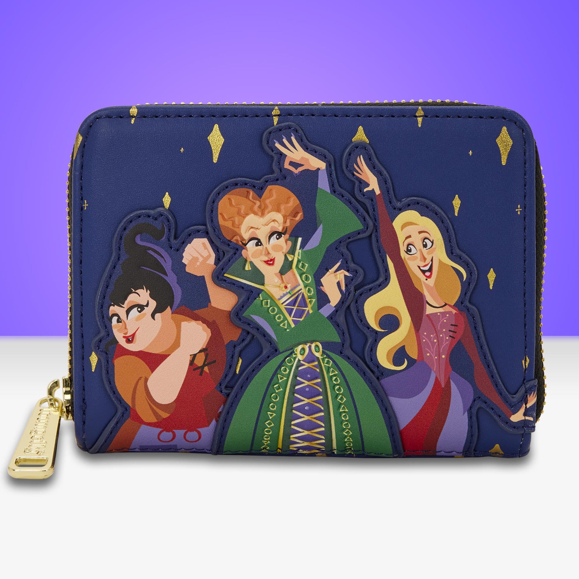 Loungefly x Disney Hocus Pocus Sanderson Sisters Zip Around Wallet - GeekCore